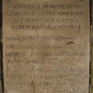 Chellaston War Memorial, Derbyshire