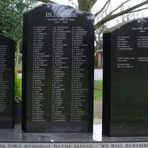 Newark War Memorial WW2 and other conflicts