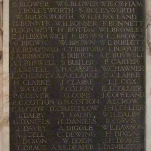 Hinckley Church War Memorial