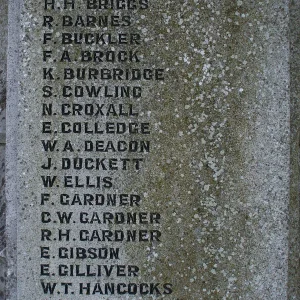 Nuneaton Church School Memorial