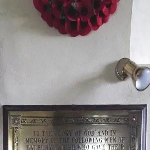 Dalbury War Memorial, Derbyshire