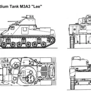 Medium tank M3a3 Lee