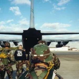 Loading a C-130H