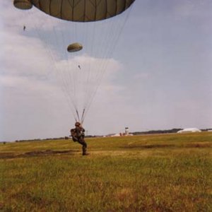 Paratrooper Landing