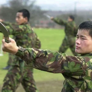 British Gurkha Training