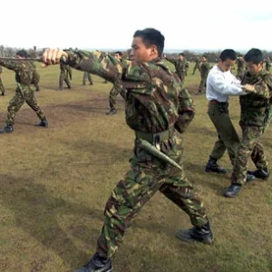 British Gurkha Training