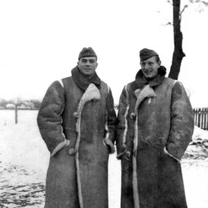 soldiers in sheepskin coats