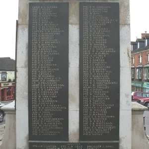 Alfreton War Memorial, Leicestershire