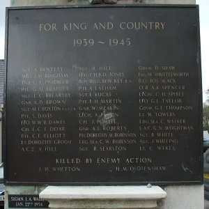 Alfreton War Memorial, Leicestershire