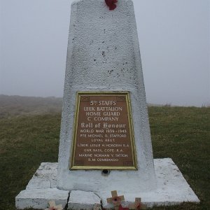 Morridge Trig Point. (War Memorial