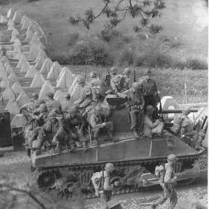 sherman tanks - Siegfried Line