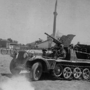 Sd.Kfz 8 with a Flak 88 | MilitaryImages.Net