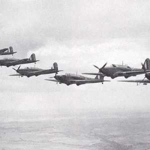 A flight of 52 & 63 Sqn Battles