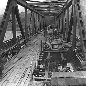 US Troops at Remagen Bridge