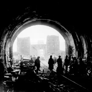 US Troops at Remagen Bridge