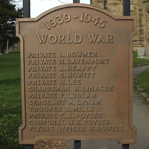 Crich, WW 2, War Memorial Gate