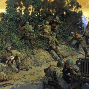 WW2 Battle scene art | A Military Photo & Video Website