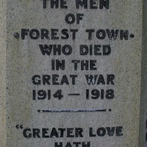 Forest Town War Memorial, Nottinghamshire