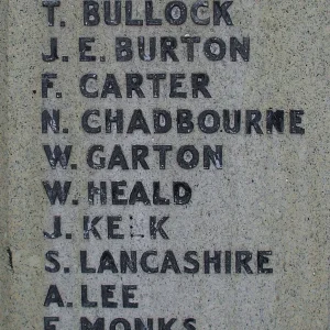 Forest Town War Memorial, Nottinghamshire