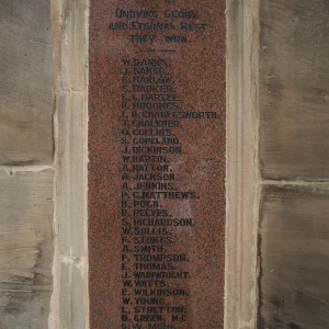 Frazeley War Memorial, Staffordshire