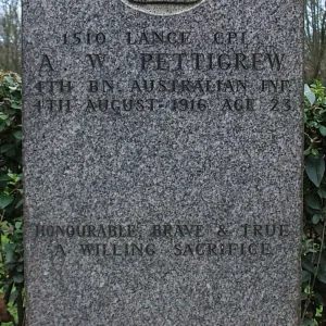 PETTIGREW, Andrew Wilson