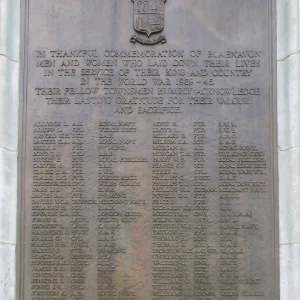 Blaenavon War Memorial, Monmouthshire