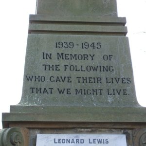 Holt War Memorial, Wrexham