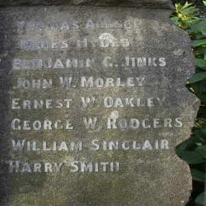 Hulland War Memorial Derbyshire