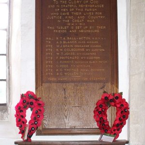 Iron Acton War Memorial, Gloucestershire.