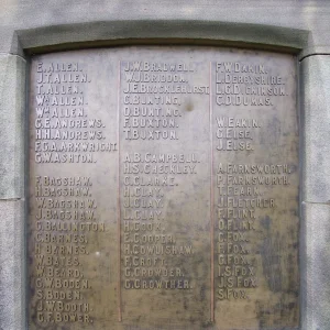 Matlock War Memorial Derbyshire