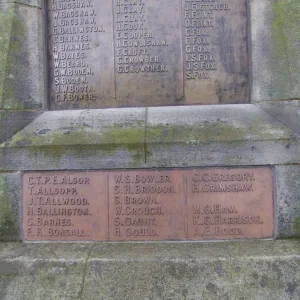 Matlock War Memorial Derbyshire