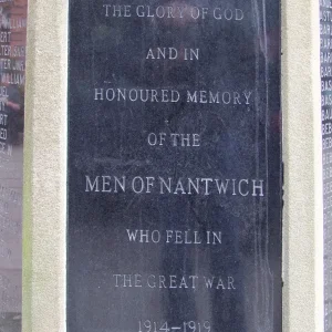 Nantwich War Memorial Cheshire