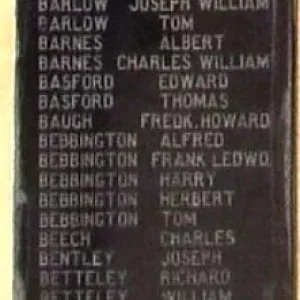 Nantwich War Memorial Cheshire