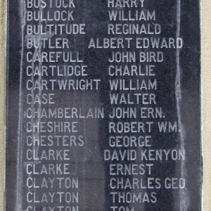 Nantwich War Memorial Cheshire