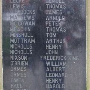 Nantwich War Memorial Cheshire