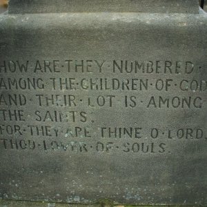 Norbury War Memorial, Derbyshire