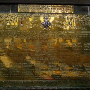 Nottingham St Mary 1st Sherwood Foresters Boer War memorial i