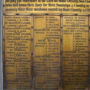 Nottingham St Mary Church Boer War Memorial
