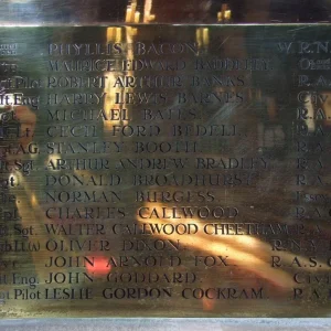 Wilmslow St Bartholomew's Church War Memorial Cheshire