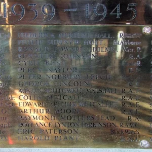 Wilmslow St Bartholomew's Church War Memorial Cheshire