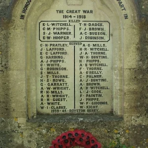 Windrush War Memorial, Gloucestershire