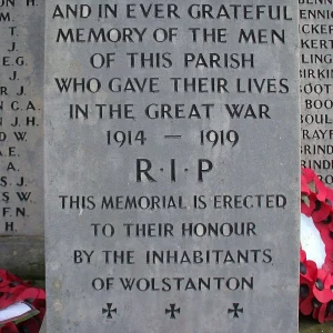 Wolstanton War Memorial Staffordshire