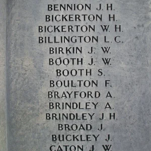 Wolstanton War Memorial Staffordshire