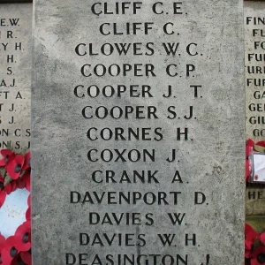 Wolstanton War Memorial Staffordshire