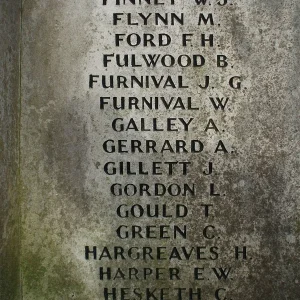 Wolstanton War Memorial Staffordshire