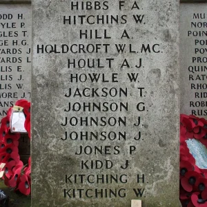 Wolstanton War Memorial Staffordshire