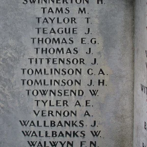 Wolstanton War Memorial Staffordshire