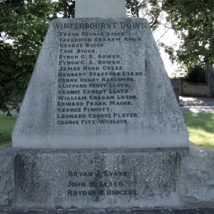 Winterbourne Down War Memorial, Gloucestershire