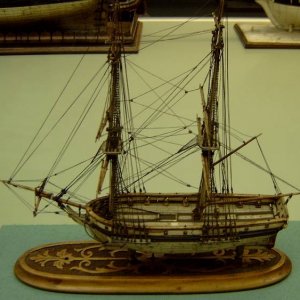 Napoleonic POW Ship  Model