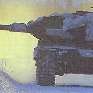 Leopard2 S strv 122 swedish winter camouflage